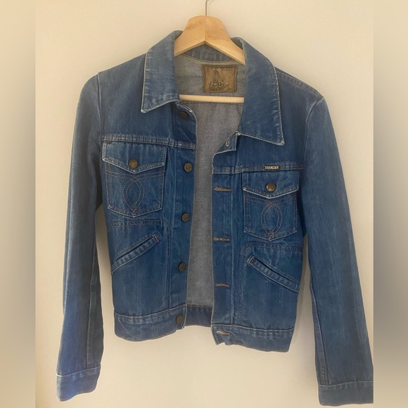 Vintage western style denim jacket - Picture 2 of 9